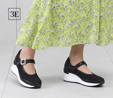 ニットコンビメリージェーンスニーカー