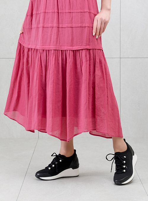 パールデザインニットスニーカー