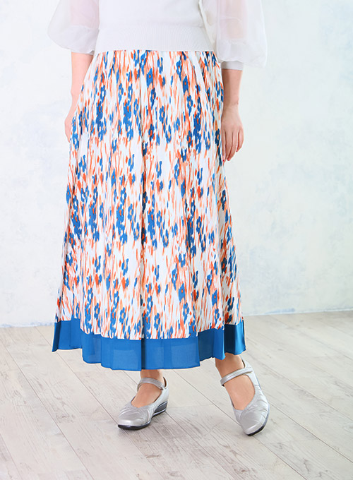 プリーツストラップシューズ